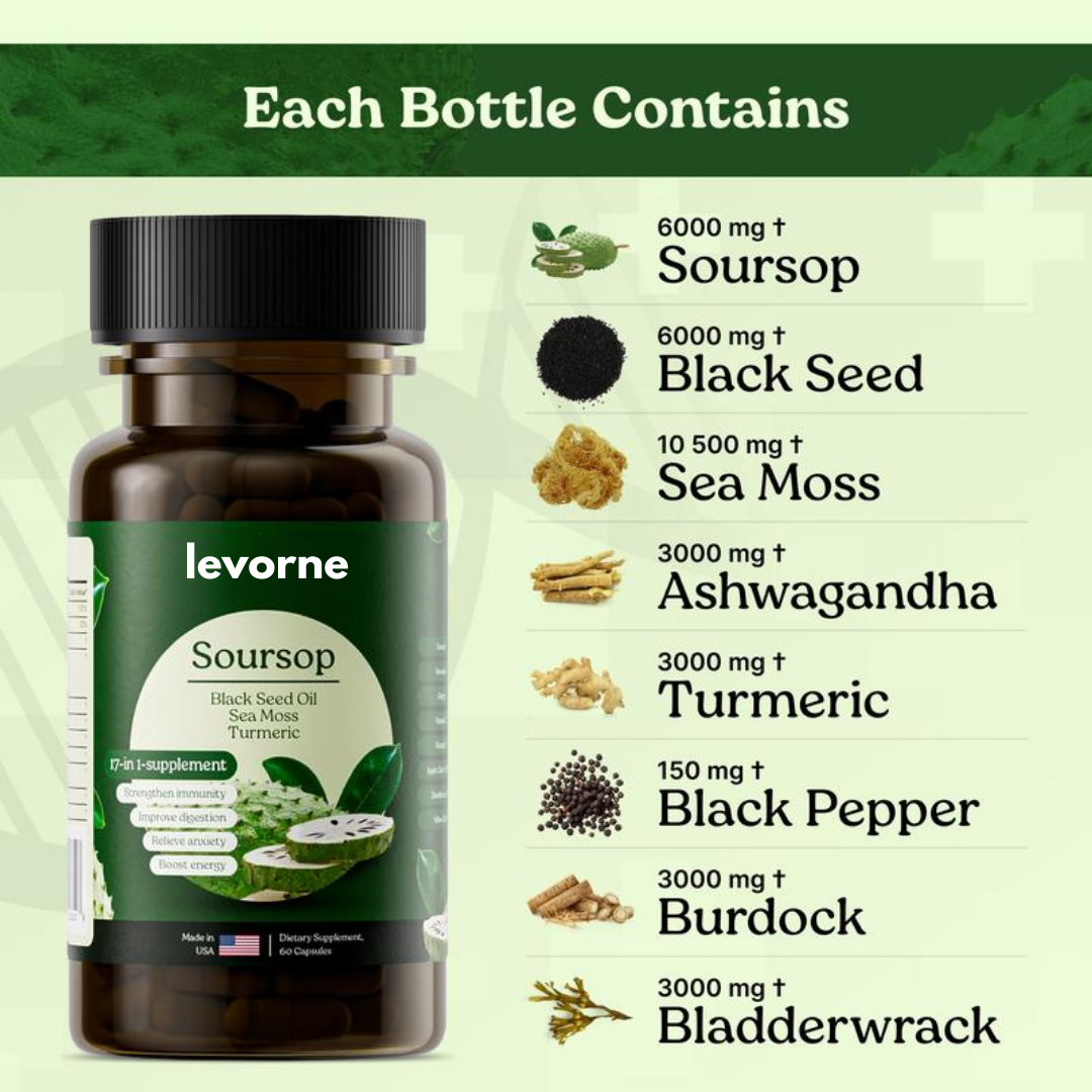 Levorne - 17-in-1 Soursop Supplement
