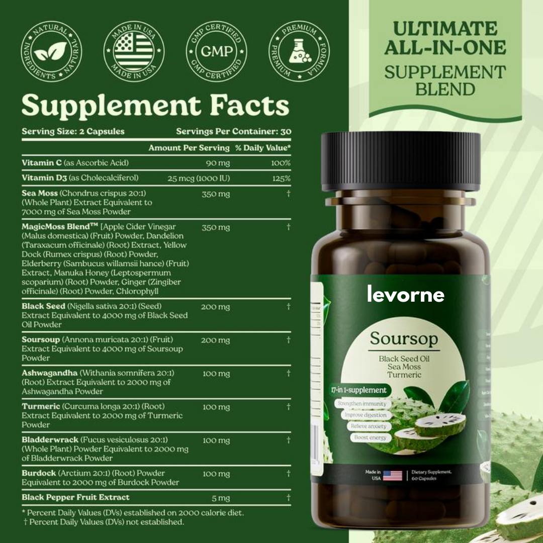 Levorne - 17-in-1 Soursop Supplement